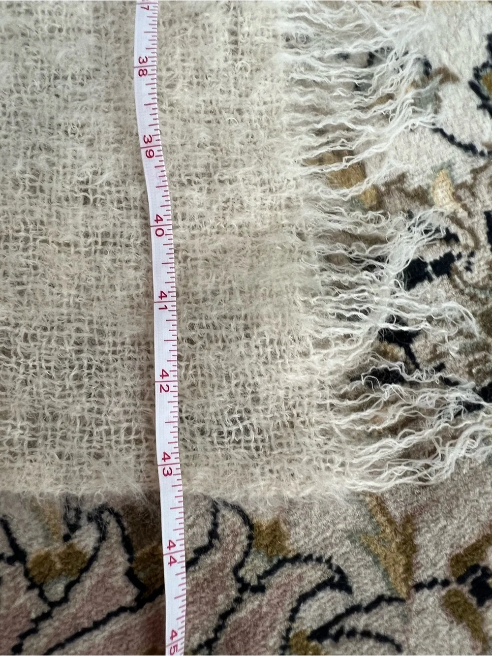 Philip Cushen Kilkenny design workshop Ireland 70% mohair beige throw blanket